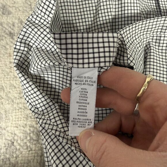 Vintage Ralph Lauren Checkered Button Up Shirt - Picture 4 of 4